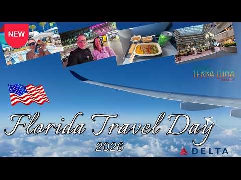 Orlando Florida Travel day | Delta Atlanta | Connection flights | Universal Terra Luna | MCO