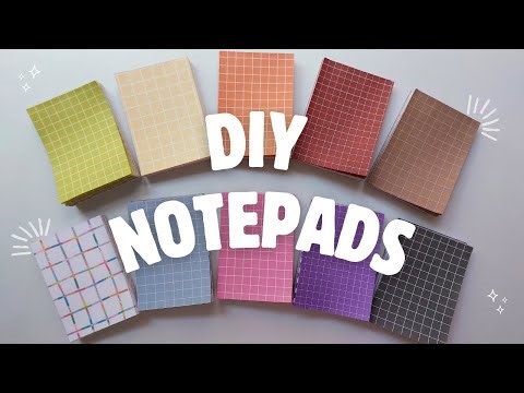 DIY Notepads | How To Make Notepads At Home 🗒️
