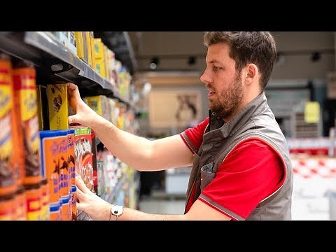 Une journée en tant qu'employé de supermarché