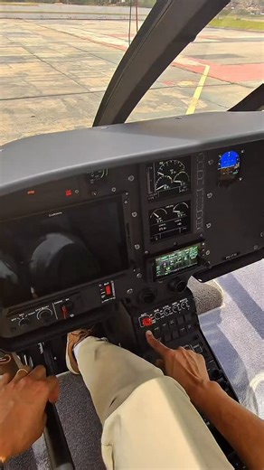 Parte 2 do processo de decolagem da Pampulha! Aeroporto em BH! Acionando o Airbus h 130 T2 #helicóptero #aviacao #piloto #voo #pilotocomercial #helibras #fonia #acionamento | Romulo Lima