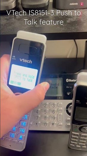 VTech IS8151-3 Push to Talk feature