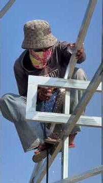 Metal and zinc roof installation techniques,Amazing welding