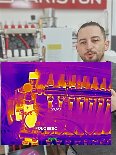 Echilibrarea hidraulică a încălzirii prin pardoseală face diferența dintre o casă care se încălzește uniform și una în care unele camere rămân mai reci. Prin reglarea corectă a debitului pe fiecare circuit, căldura se distribuie uniform, confortul crește și în multe cazuri scade și consumul de gaz. Pe profil avem și giveaway-ul aniversar Ano Term Instal: • termostat fără fir • filtru anti-magnetită Participarea este simplă. #incalzireinpardoseala #instalatii #echilibrarehidraulica #termoviziune 