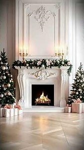 Christmas Eve by the Fire | Rococo Ambience #christmasmusic #fireplace #peaceful