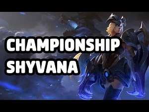CHAMPIONSHIP SHYVANA SKIN SPOTLIGHT - LEAGUE OF LEGENDS