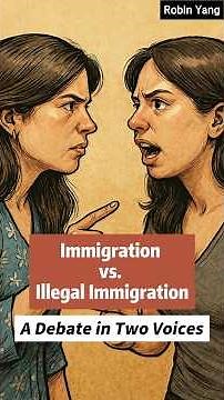 Immigration vs. Illegal Immigration: A Debate in Two Voices #Immagration debating #charlie