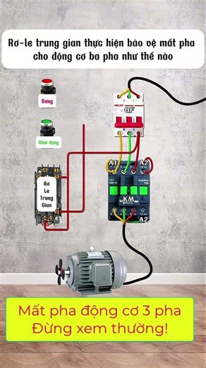 ⚠️ Động cơ 3 pha mất pha: Hậu quả nghiêm trọng!