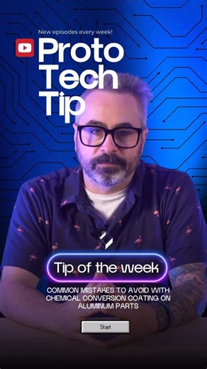 “Chem-film in action ⚡ But are you specifying it right?” Chemical conversion coating is one of the most common finishes on aluminum — but also one of the easiest to get wrong. From choosing the wrong class to expecting a cosmetic finish, small mistakes can slow down your project (and add rework 👀). Hit play to see chem-film in production, then check out this week’s Proto Tech Tip for the full breakdown. 🎥 Full episode out now on YouTube! #chemfilm #chemicalconversioncoating #protocase #manufac