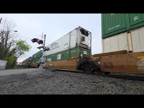 Eastbound NS. Intermodal. Brickyard Crossing. (100 cars.) May 1st, 2026.