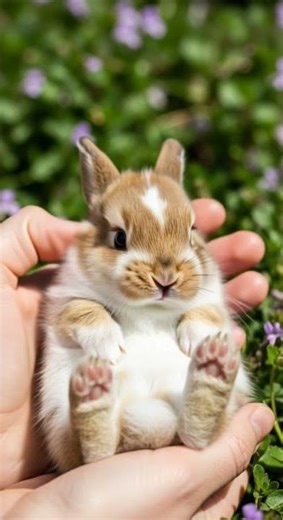 Baby Bunny Squeaks Tiny Sounds You Will Love #rabbit #aigenerated #pets