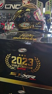 ALL NEW!!!! SUOMY S1-XR GP PECCO BAGNAIA Limited Edition Helmet - GOLD! Also... they're on sale!!!! Better jump on the site and get your orders in before it's too late. #ducati #motogp #desmosedici #panigalev4 #bestofthebest | BellissiMoto