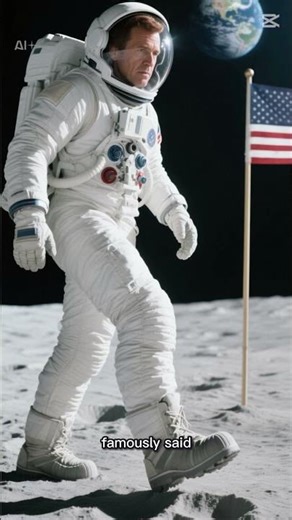 The first step! 🌑 🌙 🌕🧑‍🚀🚀🛩️#forkids #astronaut #moonlanding