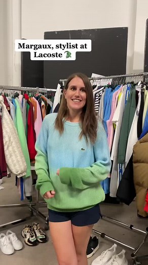 Discover Margaux’s iconic Lacoste pieces for the Fall-Winter 22 collection 🐊 #lacoste #inspiration