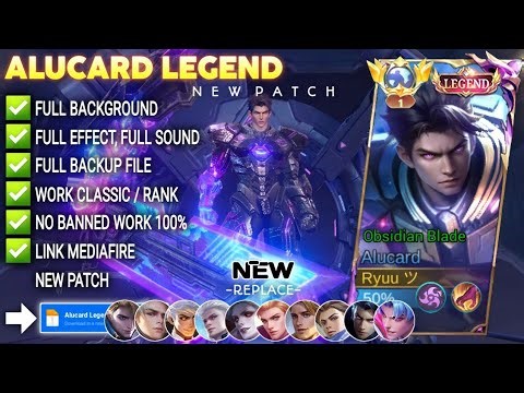 UPDATE! Script Skin Alucard Legend REVAMP - Obsidian Blade No Password | Full Effect Voice | Terbaru