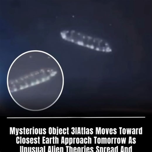 Aspak__Sarpanch on Instagram: "☄️ “As Earth Awaits the Closest Encounter: Object 3I/ATLAS Sparks Alien Theories and a New Chapter in Cosmic History” 🌍🌌 Something unusual is gliding silently through the darkness of space… An object known as 3I/ATLAS is moving closer to Earth than ever before, and its strange appearance has ignited intense debate across the world 👀✨ Unlike ordinary space rocks, this object appears elongated, glowing, and oddly structured — raising eyebrows among astronomers and