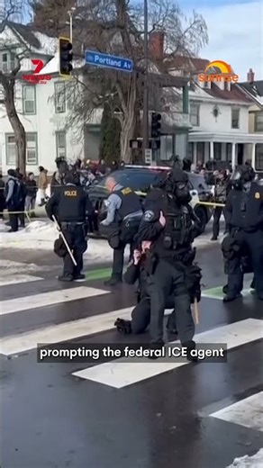 Woman shot dead by ICE during raid