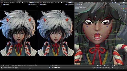 12K views · 255 reactions | 2D/3D Illustrator and Animator A$AP BERG showcased a new Marvel-inspired rig of Peni Parker in her lion costume. Check out: https://80.lv/articles/check-out-this-highly-detailed-marvel-rivals-peni-parker-s-rig/ | 80 Level | Facebook