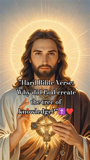 "Hard Bible Verse: Why did God create the tree of knowledge?" ✝️❤️ #jesus #prayer #shorts
