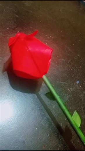 paper Rose bud #arts #trenddingshorts #explore #rose