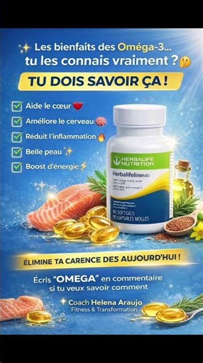 ✨ Les bienfaits des oméga-3… tu les connais vraiment ?