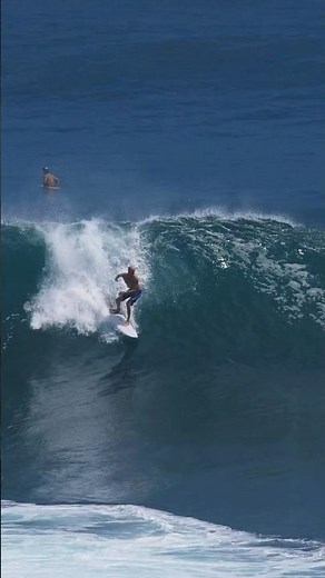Average Joe score a set wave at Uluwatu #surfing #surf #shorts