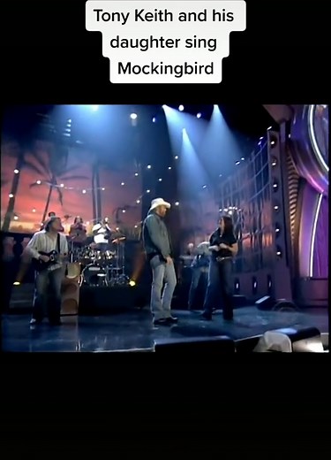Toby Keith and his daughter Krystal sing Mockingbird @tobykeithofficial #fyp #duet #awesome