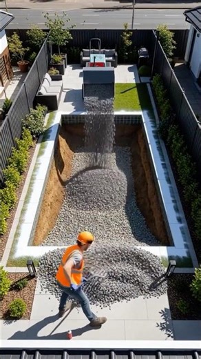 “SATISFYING Pool Build: Backyard to Luxury Swimming Pool (4K Timelapse)”
