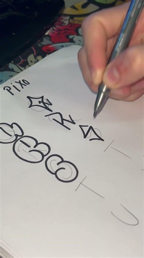 bomb x pixo #graffiti #tutorial