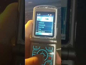 Motorola RAZR V3a ringtones