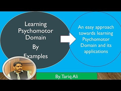 Psychomotor Domain- Bloom's Taxonomy with examples Part 4