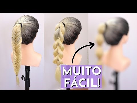 3 opções de RABOS DE CAVALO rápidos de fazer (O terceiro é muito fácil!)
