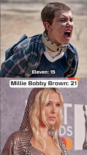 Stranger Things: Real Ages of the Cast vs Their Characters #shorts