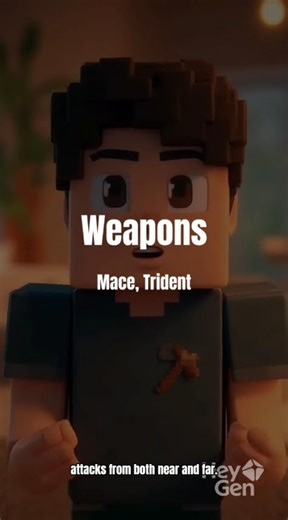 Mace vs Trident 😱 Which Weapon Is STRONGER in Minecraft?#undefiendcraft #minecraft #minecraftshorts