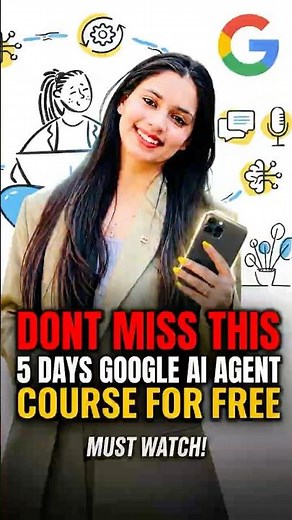 Google FREE AI Agent Course 2026 | Learn AI Agents in Just 5 Days!#aitools #freeaicourse #aiagents