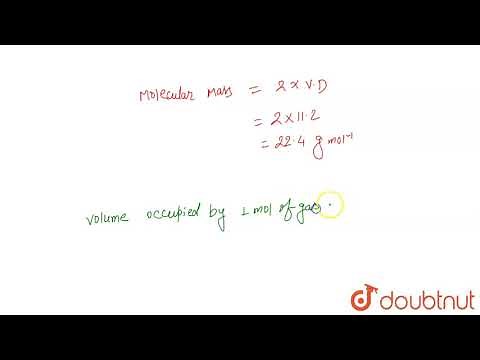 The vapour density of a gas (X) is 11.2. The volume occupied by 11.2 g of this gas at N.T.P. is