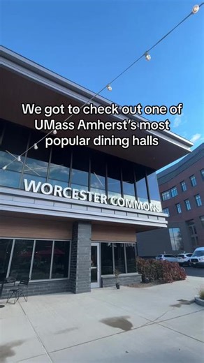 We got see what makes Worcester Commons and the rest of UMass Dining so great. #fyp #foryou #umass #umassamherst #umassdining #dininghall #dininghallfood #umassfood