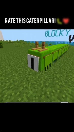 Minecraft's Cutest Build Ever? 🐛❤️ #shorts #minecraft