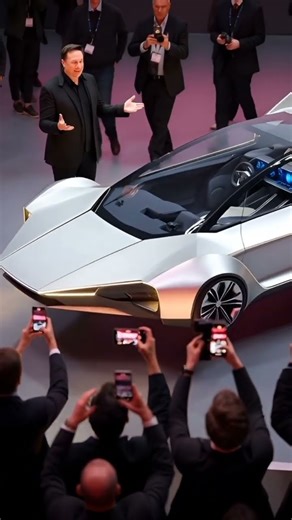 Elon Musk Unveils Tesla’s 2030 Flying Car 😱 | Wedge-Shaped Anti-Gravity Vehicle