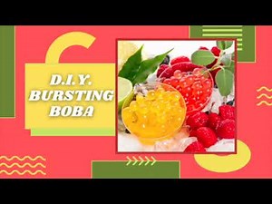 Simple Boba Tea Recipe | Popping Boba | Quick Video | Amira Fahlani