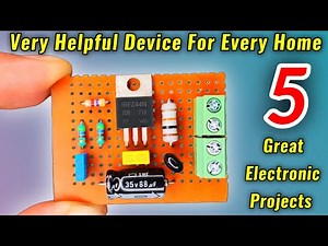 5 helpful Electronic Projects for beginners