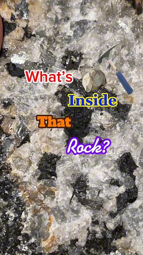 Ethan on Instagram: "I’m back! With another beautiful mineral find! 直⛏️ Hornblende is found in many igneous and metamorphic rocks such as granite, syenite, diorite, gabbro, basalt, andesite, gneiss, and schist. It crystallizes before to pyroxene minerals from cooler magma that is richer in silica and water. #geology #rocks #minerals #crystals #outdoor #nature #education #learning #instagram #instagood #reels"