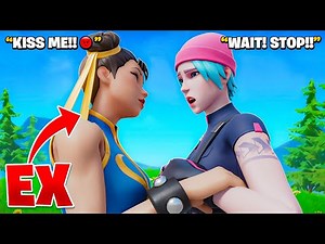 CHUN LI WON'T STOP KISSING ME 😳 (Fortnite SUS Gameplay)