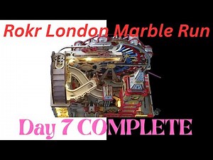 Day 7-Rokr/Robotime Marble Run London Model Build - COMPLETE Step 8 & 9 FINISH Test Lights & Marbles