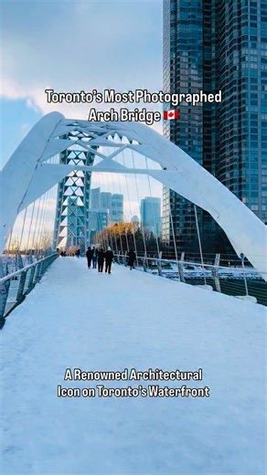 Toronto’s Most Photographed Arch Bridge: Humber Bay Arch Bridge 🇨🇦 A Renowned Architectural Icon on Toronto’s Waterfront Toronto’s Humber Bay Arch Bridge: a striking asymmetrical arch bridge and an engineering landmark that stands out in bridge design Location & Access • Place: Humber Bay Arch Bridge, Toronto (Martin Goodman Trail) • Open: 24/7, year-round • How to reach: • TTC: 501 Queen streetcar to Humber Loop or Park Lawn, short walk • Car: Via Lake Shore Blvd W; nearby public parking • Wa