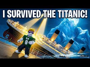 SURVIVING the SINKING TITANIC in Roblox!