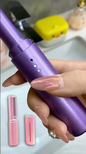 Best Portable USB Hair Straightener Comb | Mini Cordless Flat Iron | Home Hair Stylist!