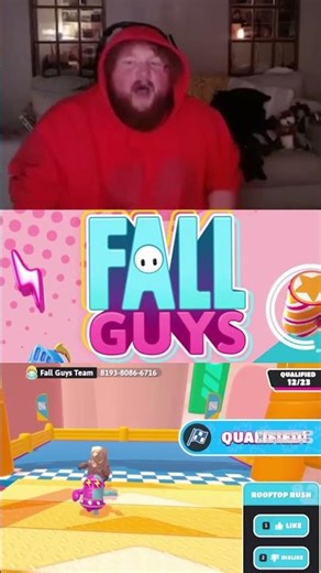 CaseOh's rhythm 👏 #caseoh #caseohfunnymoments #fallguys #gaming #funny