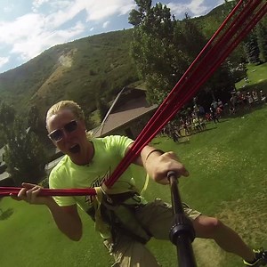 7.9M views · 64K reactions | Human Bungee Slingshot - Human Catapult!  | Insane Stunts | Facebook