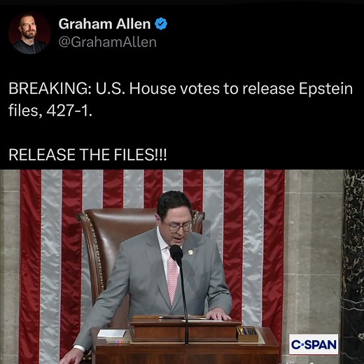 THE HOUSE HAS PASSED THE BILL! RELEASE THE FILES!!! | Graham Allen