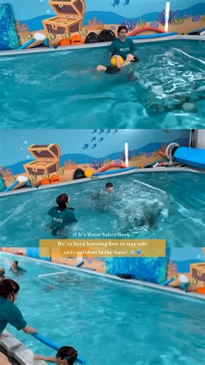 Swim Lessons by Narrses on Instagram: "🌊 It’s Water Safety Week at Jump! Swim Schools! 💦 This week our little swimmers have been learning how to stay safe and confident in and around the water. From understanding rips and survival strokes to practicing treading water and safe rescues , we’re helping build real-life safety skills while keeping lessons fun and exciting! 💙 At Jump!, we believe that water safety is more than just swimming , it’s about confidence, awareness, and making smart choic